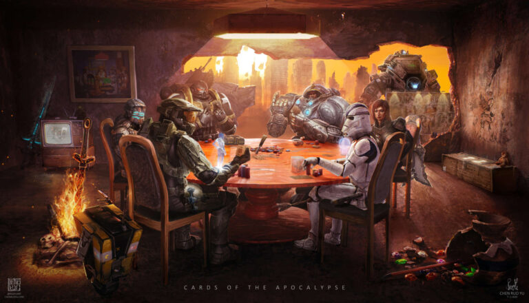 Cards of the Apocalypse by Ruo Yu Chen 