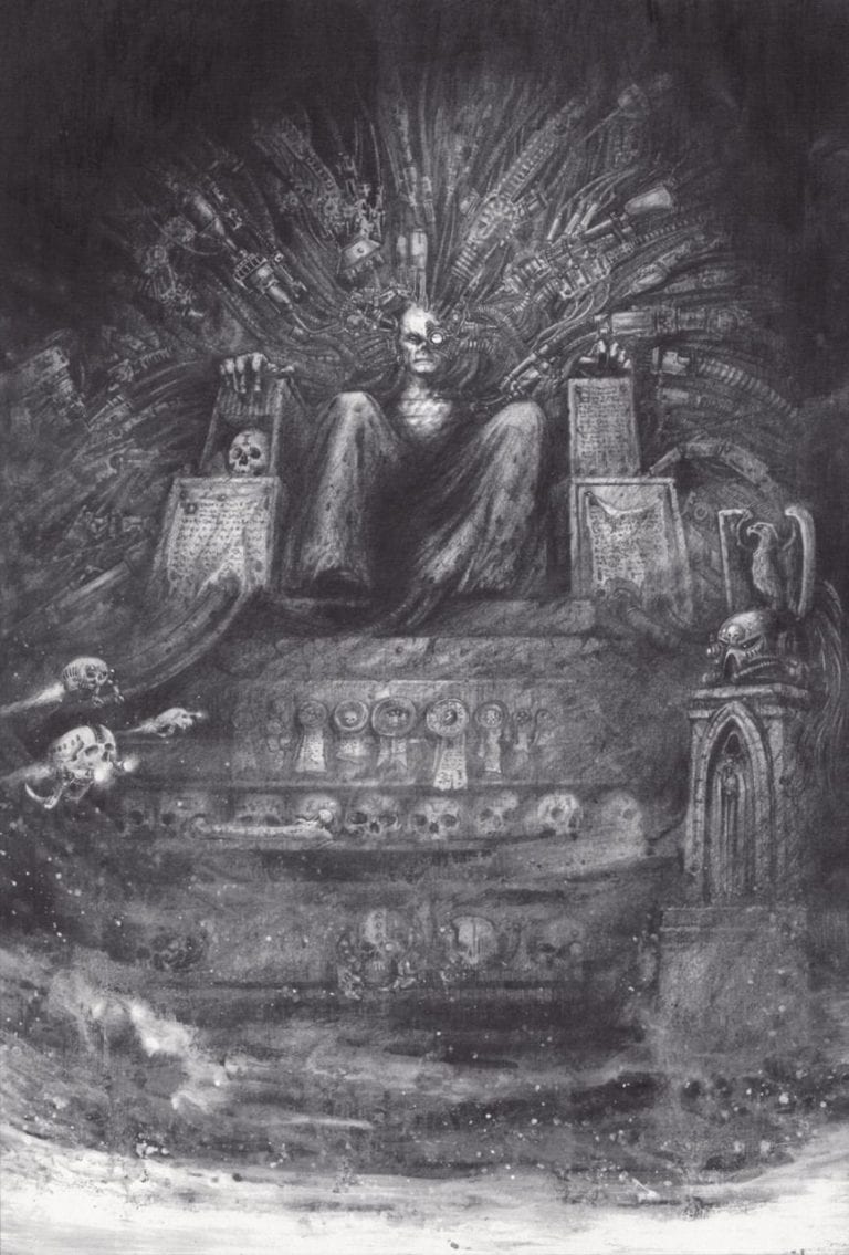 Emperor of Mankind by John Blanche