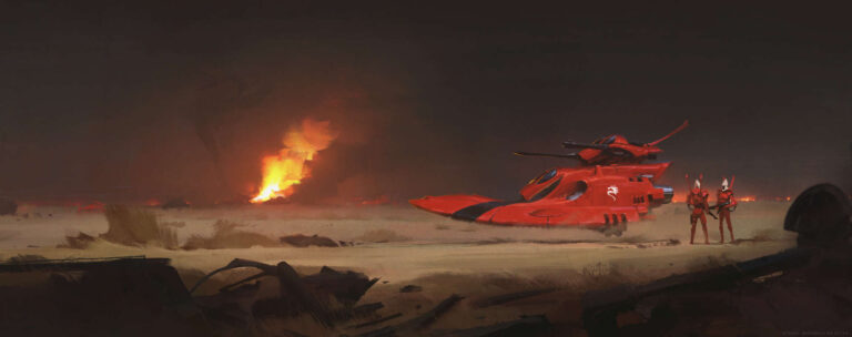 Falcon Standing By by Miguel Mitchell Da Silva 