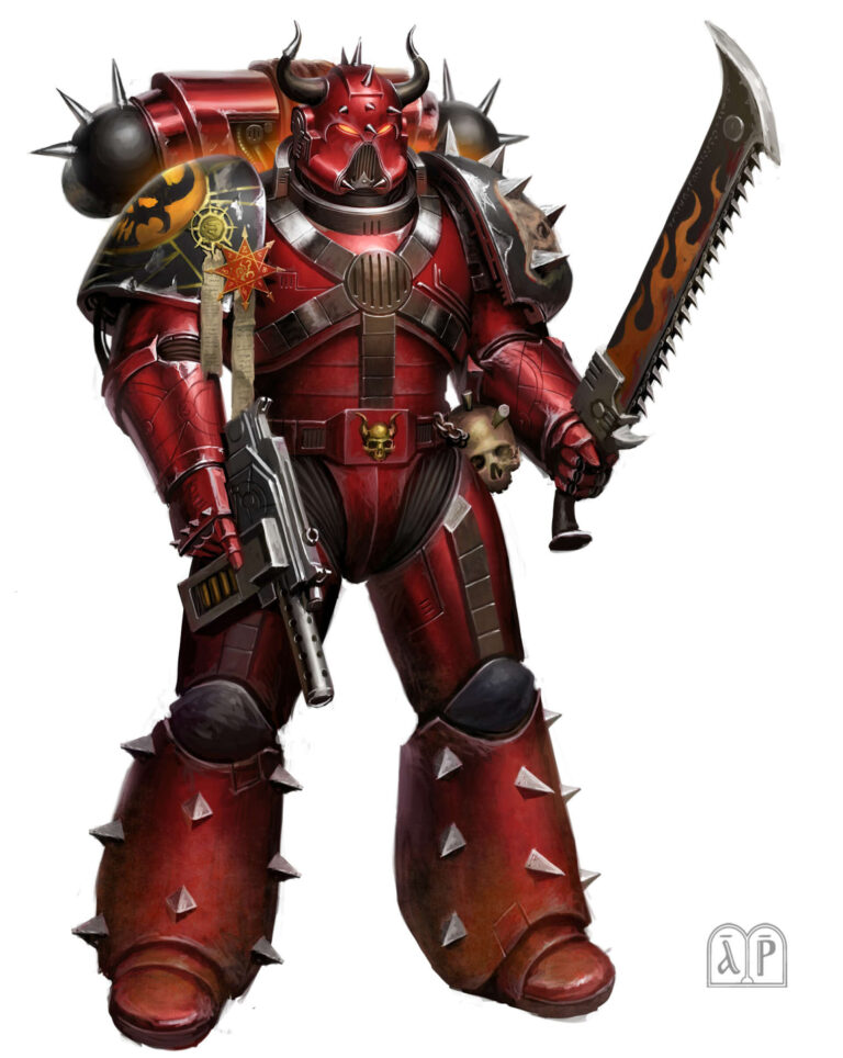 Word Bearers Sergeant by Elijah ArhPriest 