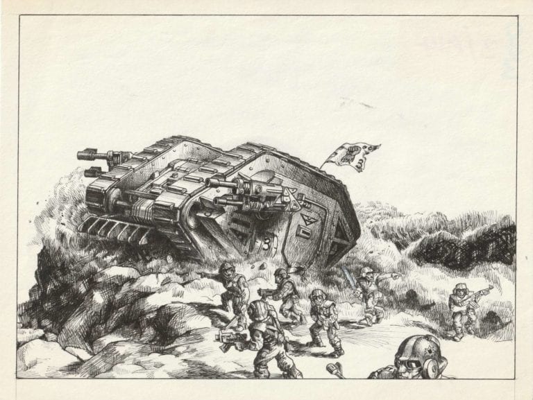 Land Raider by Paul Bonner