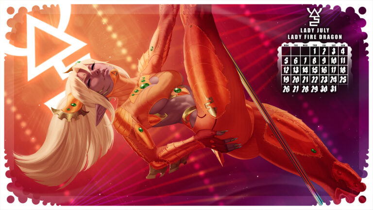 Lady Fire Dragon by Georgy Stacker 