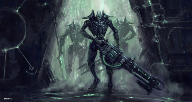 Necrons by Dmitry Brushray 