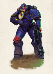 Rogue Trader Marine by George Earl Abalayan