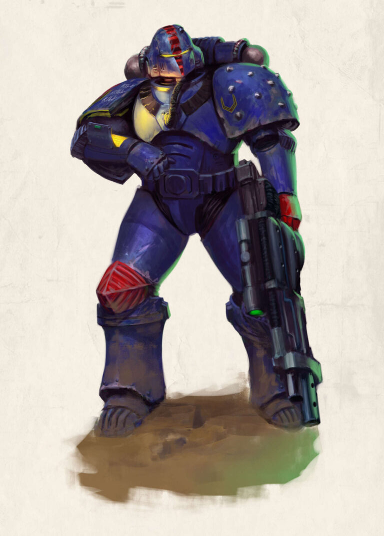 Rogue Trader Marine by George Earl Abalayan 
