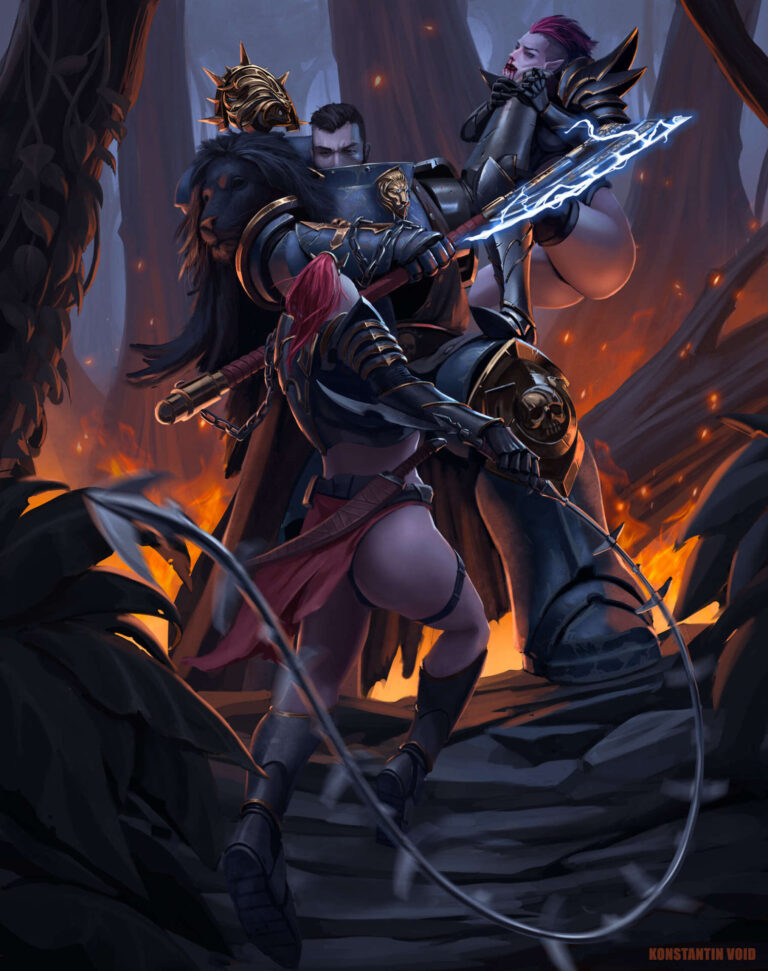 The Black Lion by Konstantin Void 