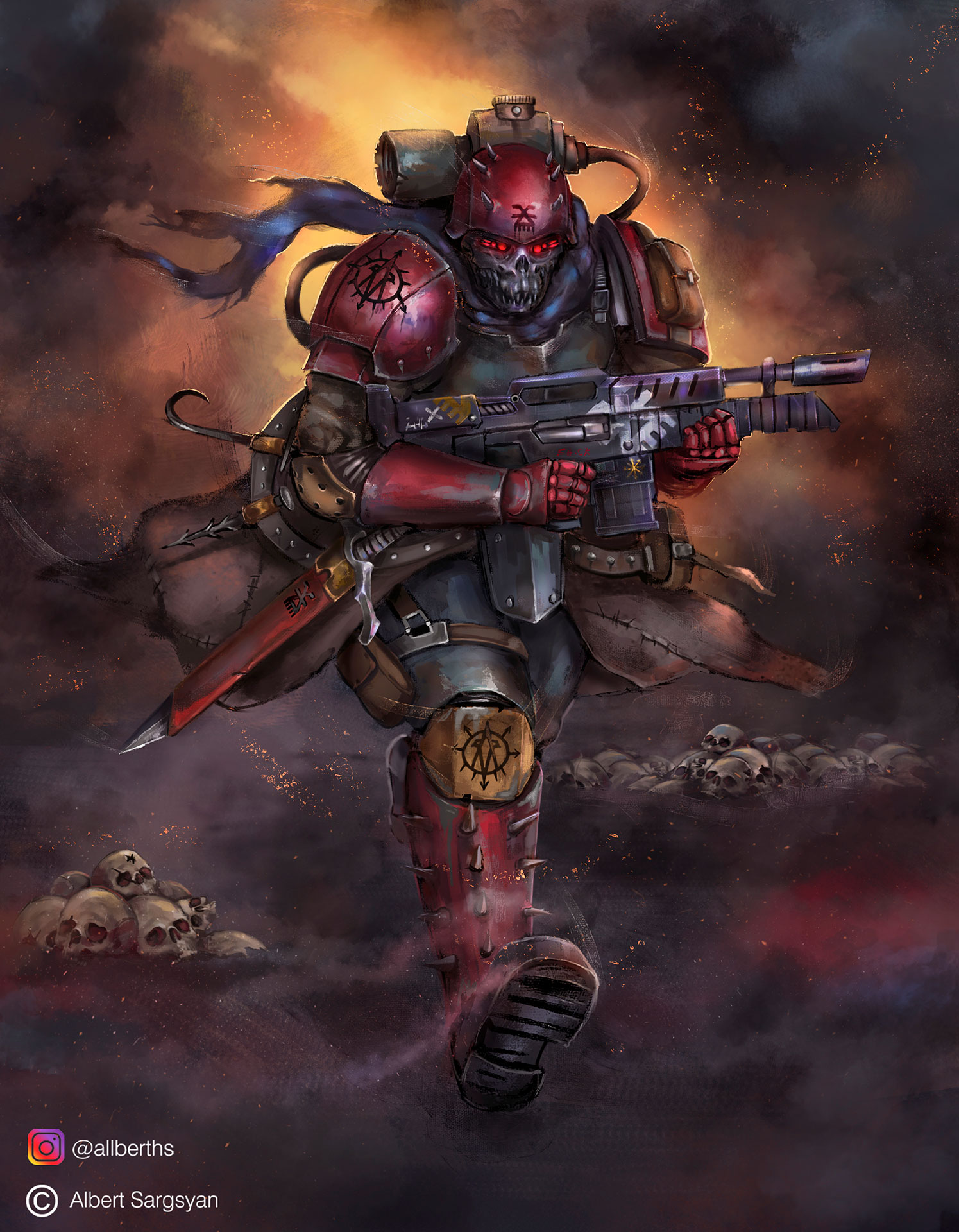 Guardsman of Khorne by Albert Sargsyan Guardsman of Khorne by Albert Sargsyan