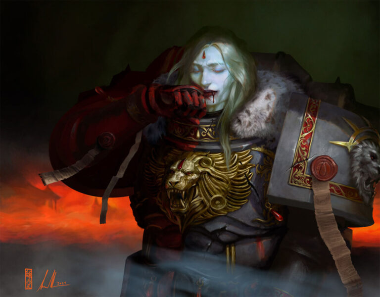 Lion of Sanguinius by David Sondered 