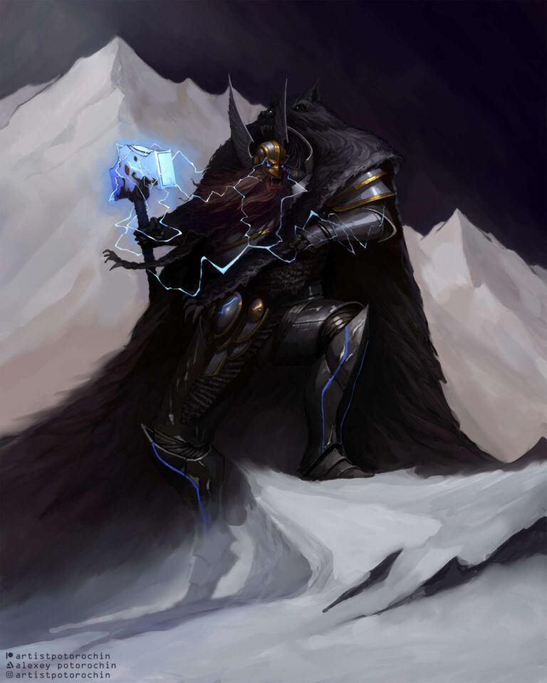 Magni, Lord of Storms by Alexey Potorochin 
