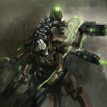 Necron Destroyer by Dmitry Brushray (brushray | art_bruray)