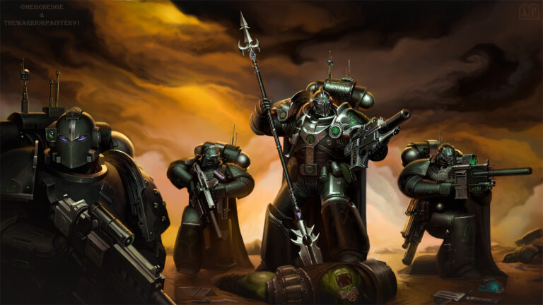 Omegon and Effrit Stealth Squad by Elijah ArhPriest 