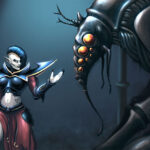 Q’orl Queen and Drukhari by Eliphusz (Eliphas)
