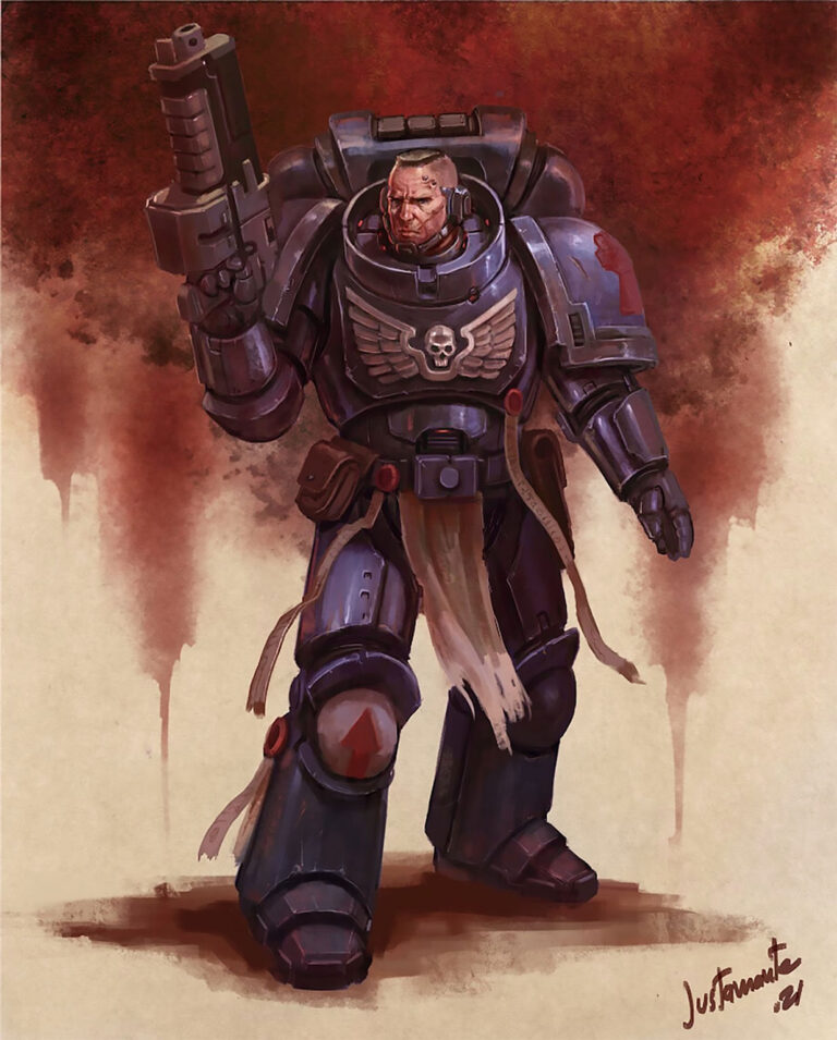 Space Marine by Toni Justamante Jacobs 