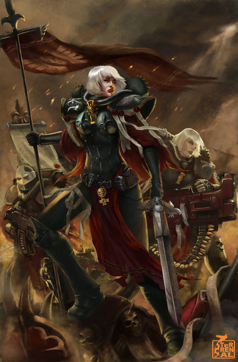 Adepta Sororitas by Tim Terrenal Adepta Sororitas by Tim Terrenal