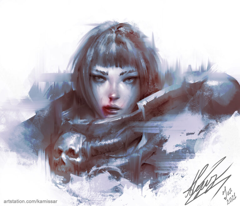 Adepta Sororitas by Aleksandr Sulimov 