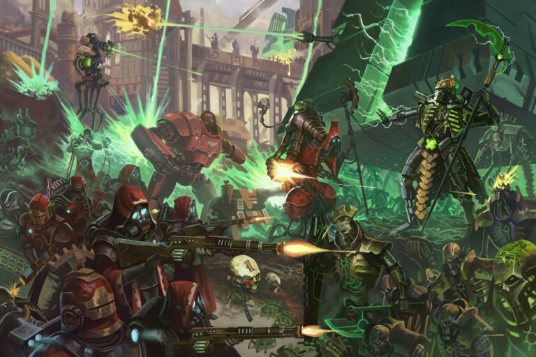 Adeptus Mechanicus versus Necrons by David Hueso 