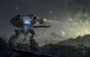Chaos Warhound Titan by Olli-Markus Latvala