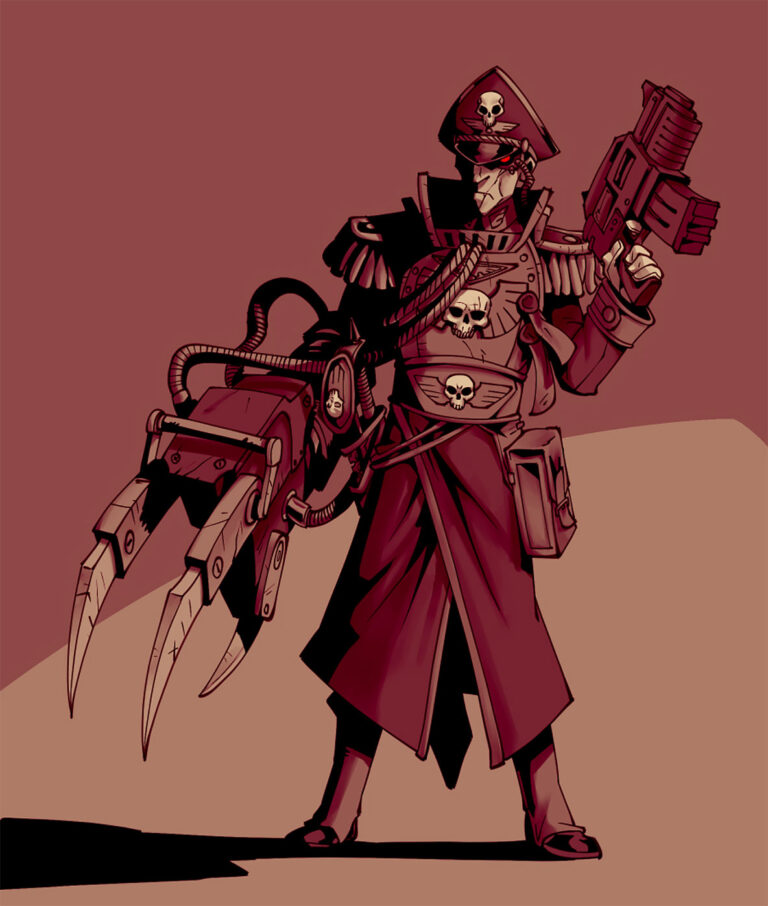 Commissar Sebastian Yarrick by bigdad 