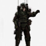 Imperial Guard Voidsman by Daniel Irwin (dp.irwin.art)