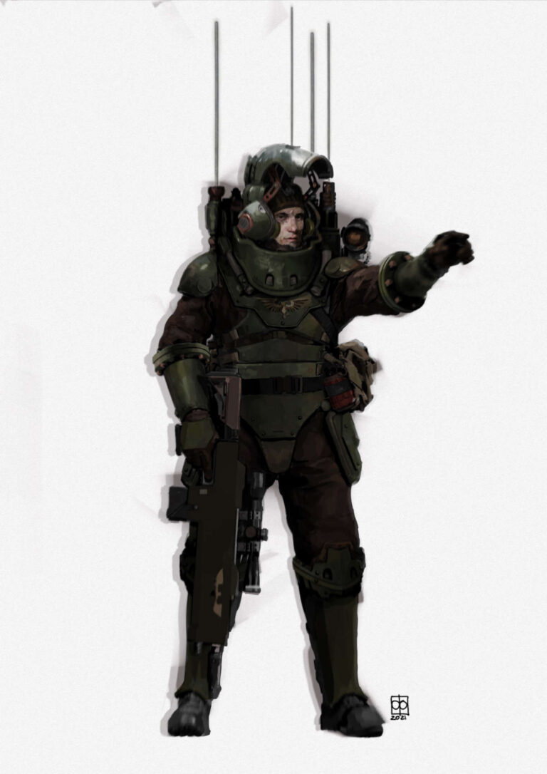 Imperial Guard Voidsman by Daniel Irwin 