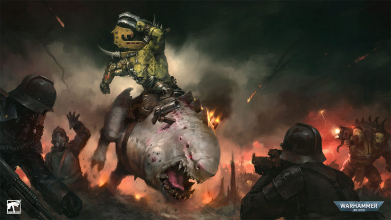 Mazrog Skragbad & the Great White Squig by Jaime Martinez 