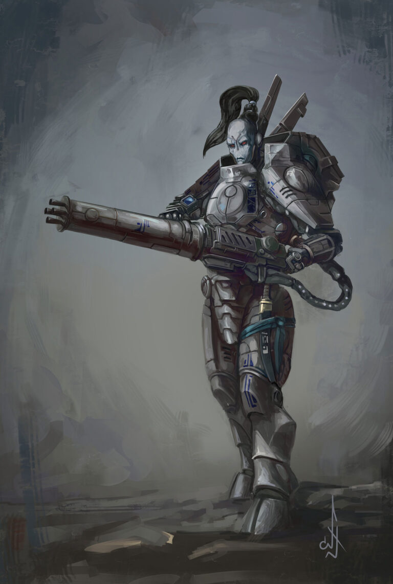 T’au XV15 Stealthsuit by Nictanova 