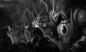 Thousands Sons and Magnus the Red by Jun Yun Thousands Sons and Magnus the Red by Jun Yun