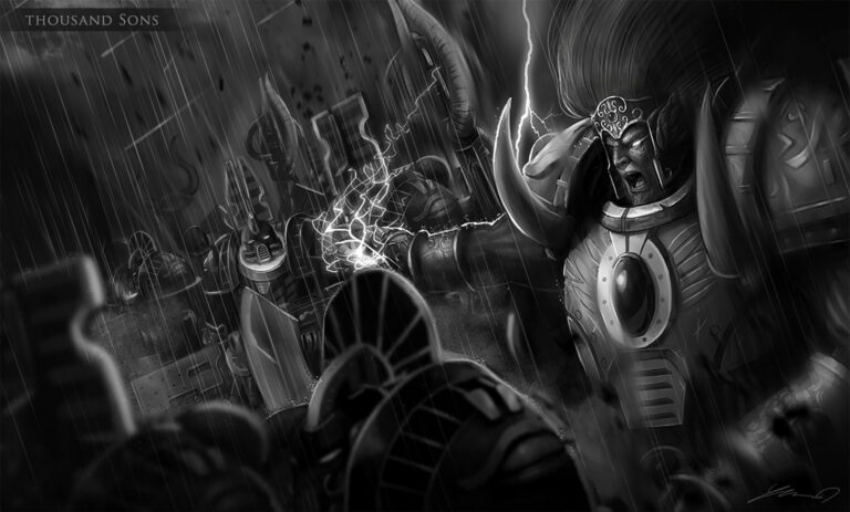 Thousands Sons and Magnus the Red by Jun Yun