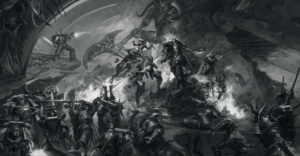Ultramarines vs Khorne Army by Ruslan Korovkin