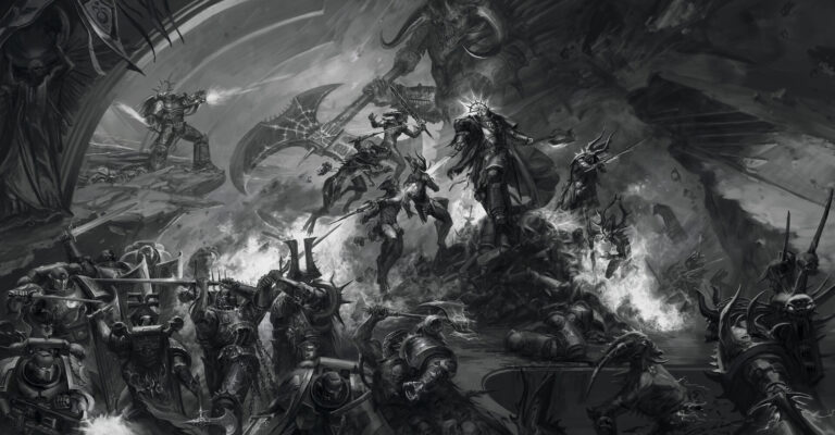 Ultramarines vs Khorne Army by Ruslan Korovkin Ultramarines vs Khorne Army by Ruslan Korovkin
