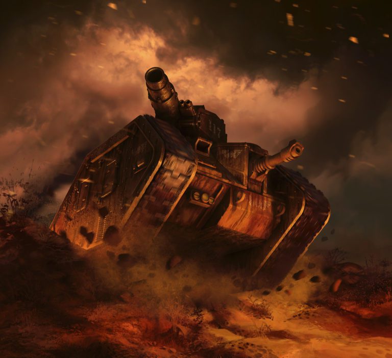 Leman Russ Conqueror Tank by Michal Milkowski 