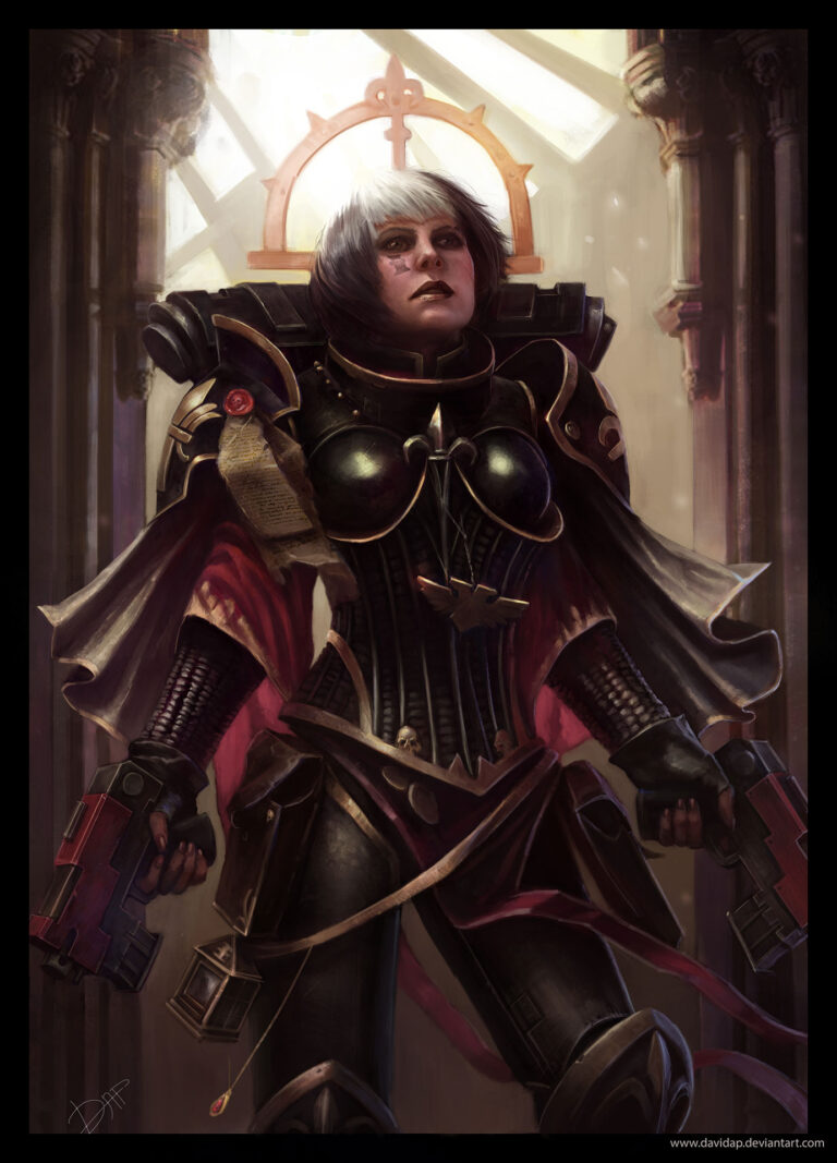 Adepta Sororitas by David Arenas 
