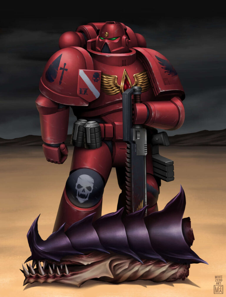 Blood Angel by Mike Zhang 