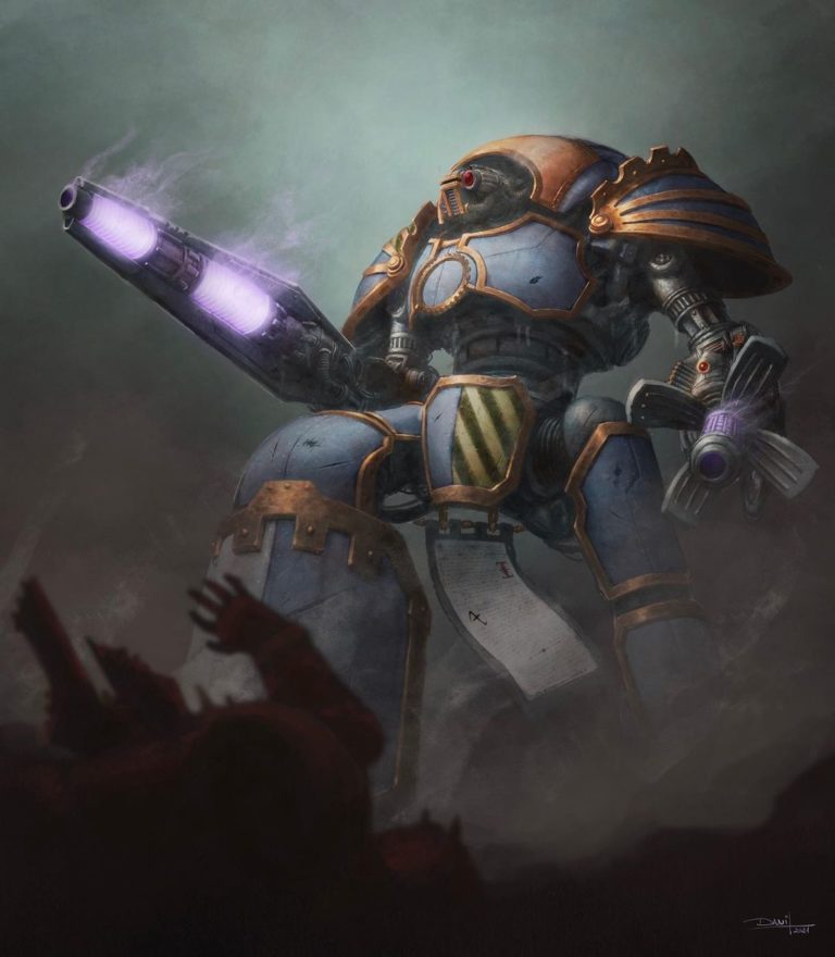 Cerastus Atropos Freeblade Knight by Daniel Rosa Tauroni 