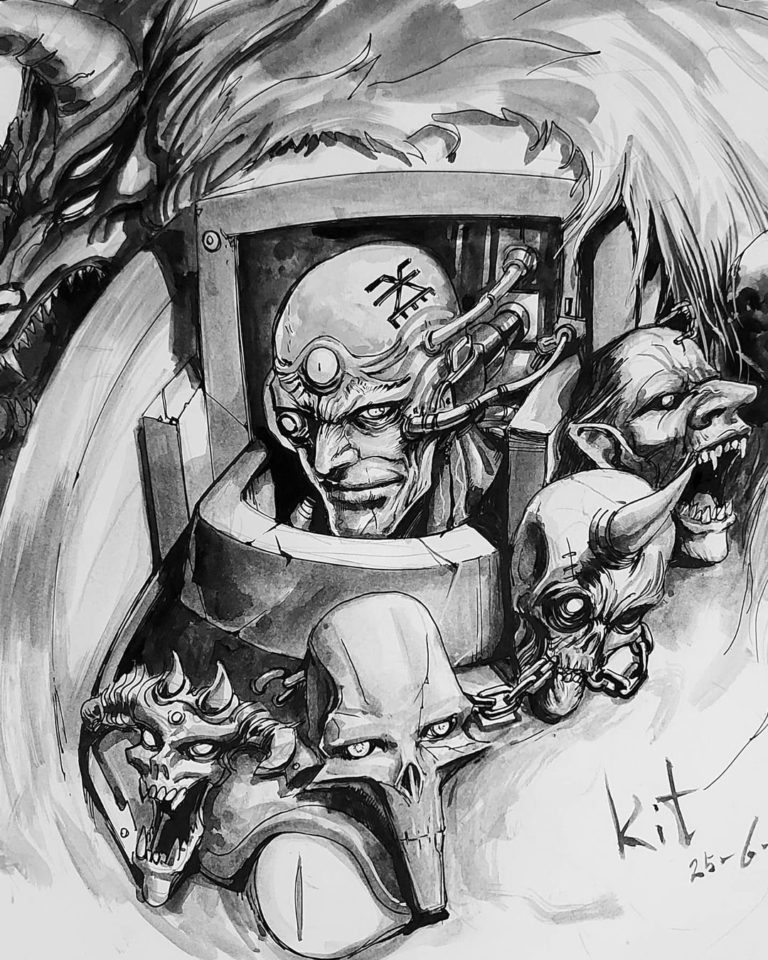Chaos Marines by Wai Kit Leung 