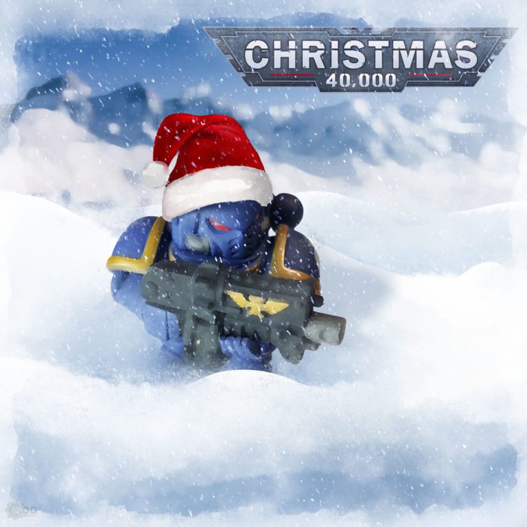 Christmas Space Marine by Casey Landreth 