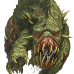 Giant Spined Chaos Beast by Christopher Burdett (ChrisBurdett | christopherburdett)