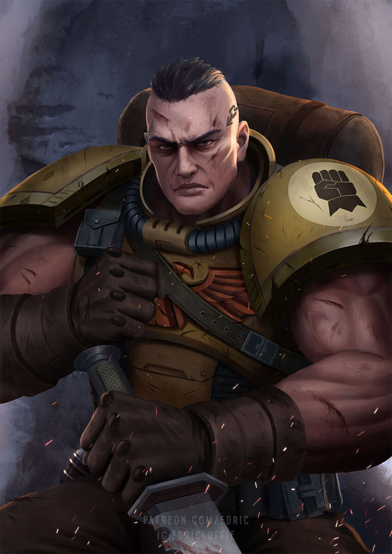Imperial Fist’s Scout Marine by Edric Luffie Imperial Fist’s Scout Marine by Edric Luffie