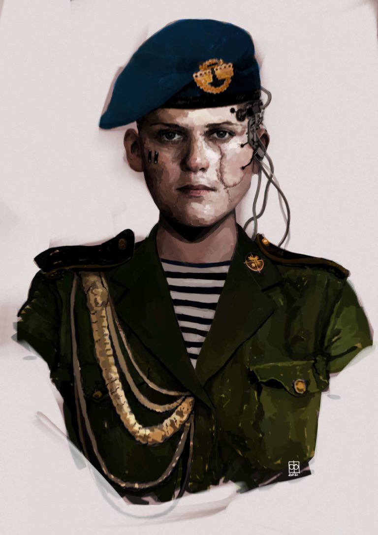 Imperial Guard Officer by Daniel Irwin 