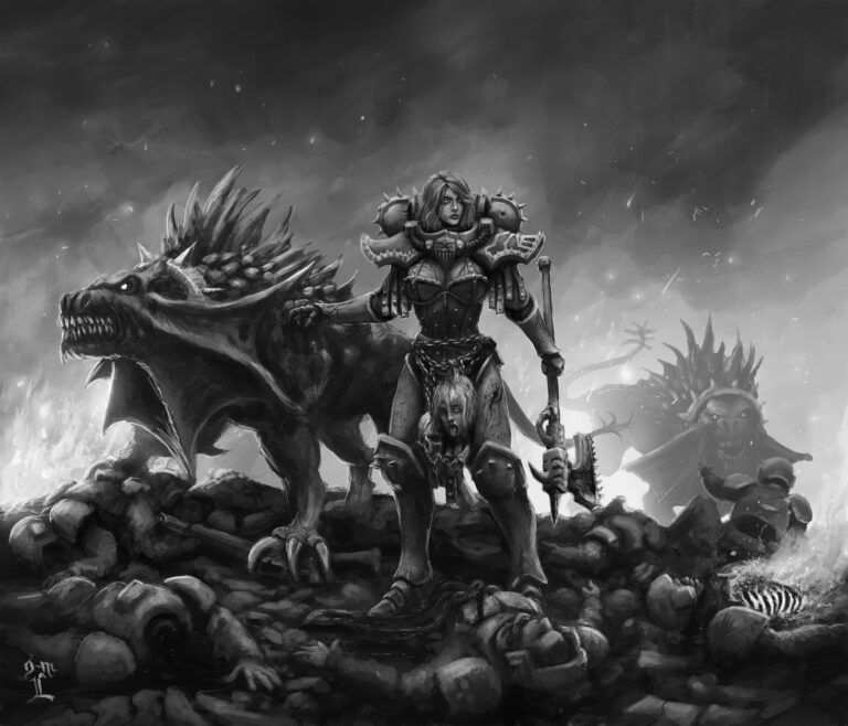 Khornate Sister of Battle by Olli-Markus Latvala 