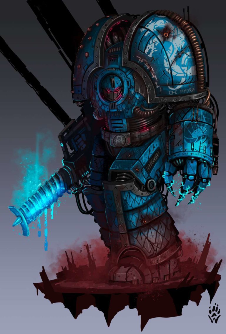 Lernaean Terminator by Wolfdawg Art 
