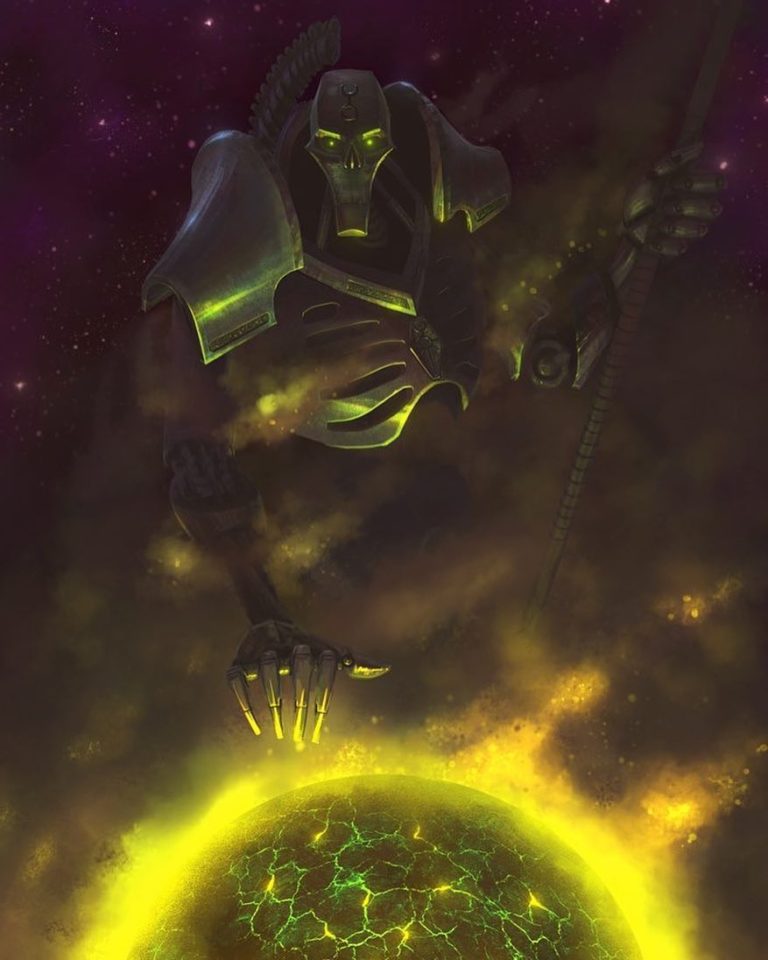 Necron Overlord by Artem Grishin 