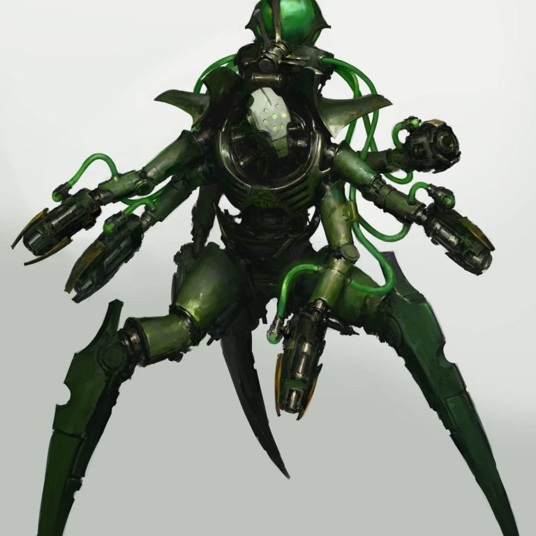 Necron Hexmark Destroyer by Igor Sid 