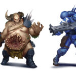 Nurgle & Ultramarine by Brian Deakin (briandeakin)