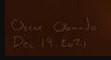 Oscar Obando  Signature