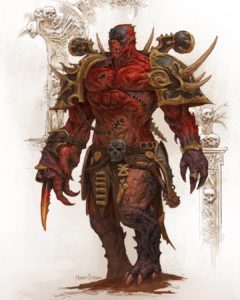 Possessed Chaos Marine by Harry Osborn