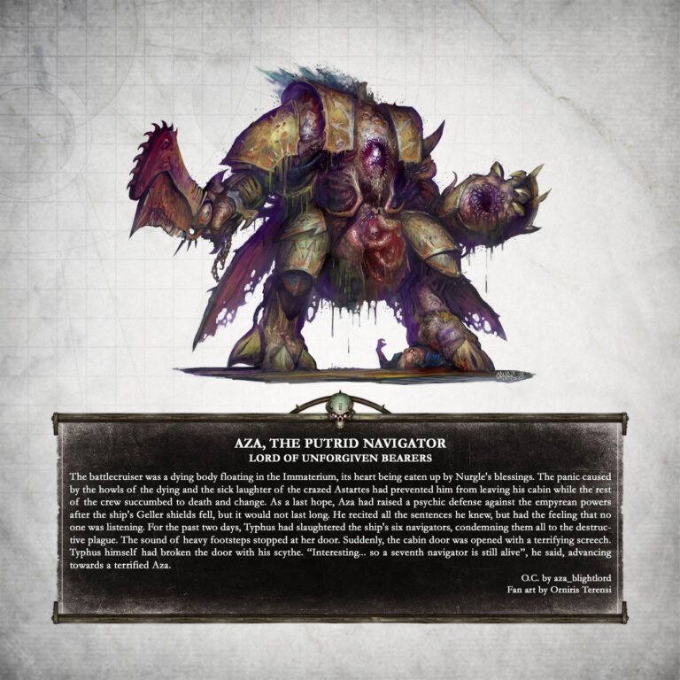 Aza, the Putrid Navigator by Orniris Terensi 