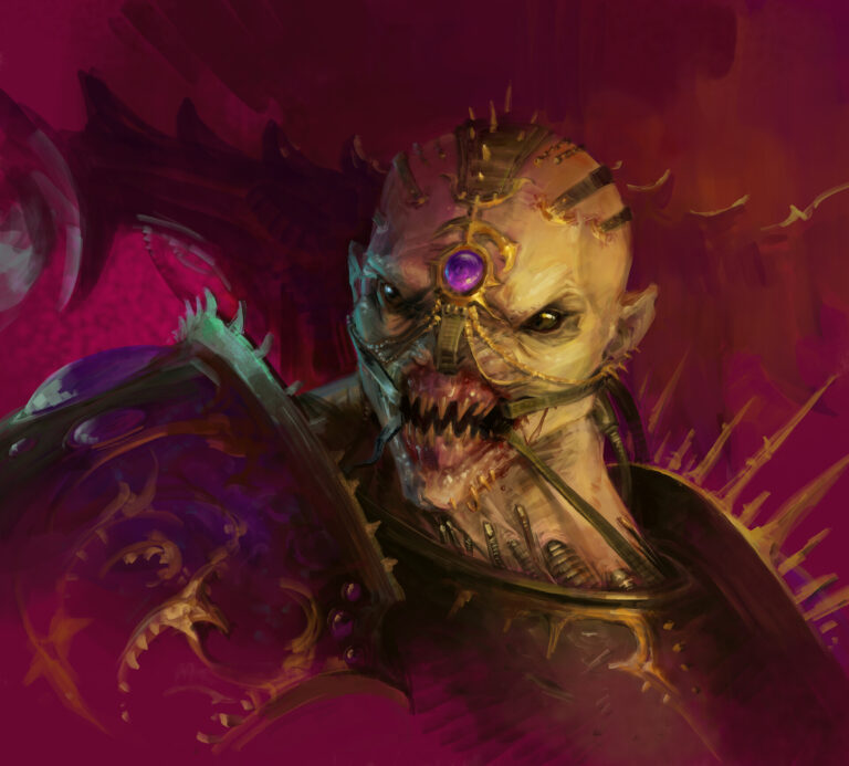 Slaanesh Marine by Ruslan Korovkin 
