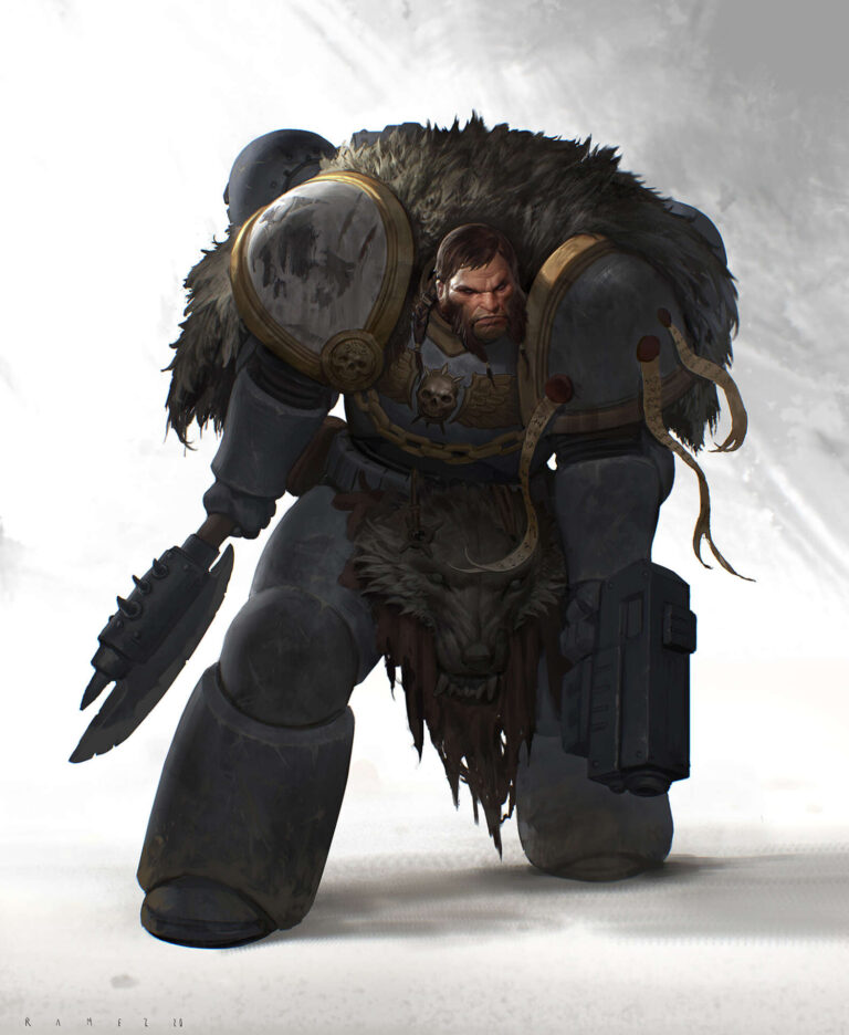 Space Wolf by Saeed Ramez 