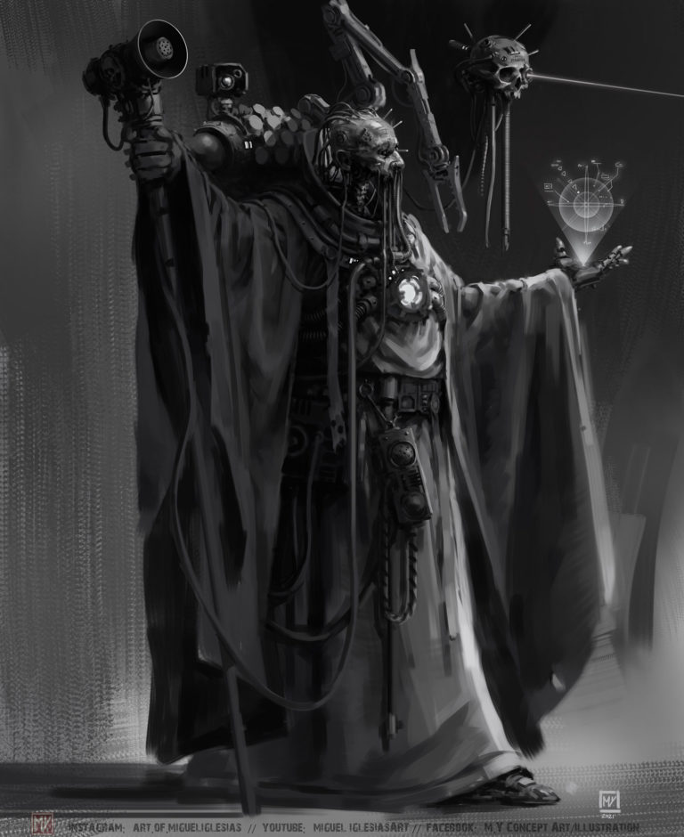Tech-Priest by Miguel Iglesias 